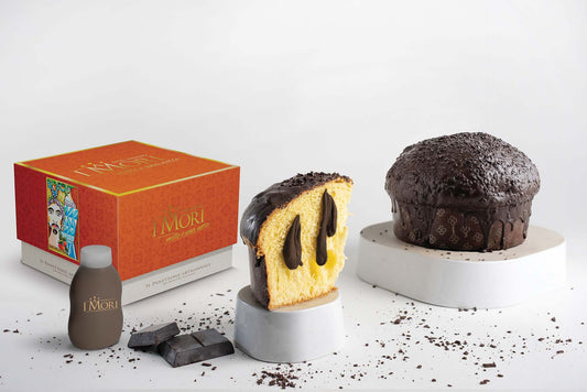 PANETTONE I MORI AL NERO MODICANO 1 kg - LINEA MILLE E UNA NOTTE