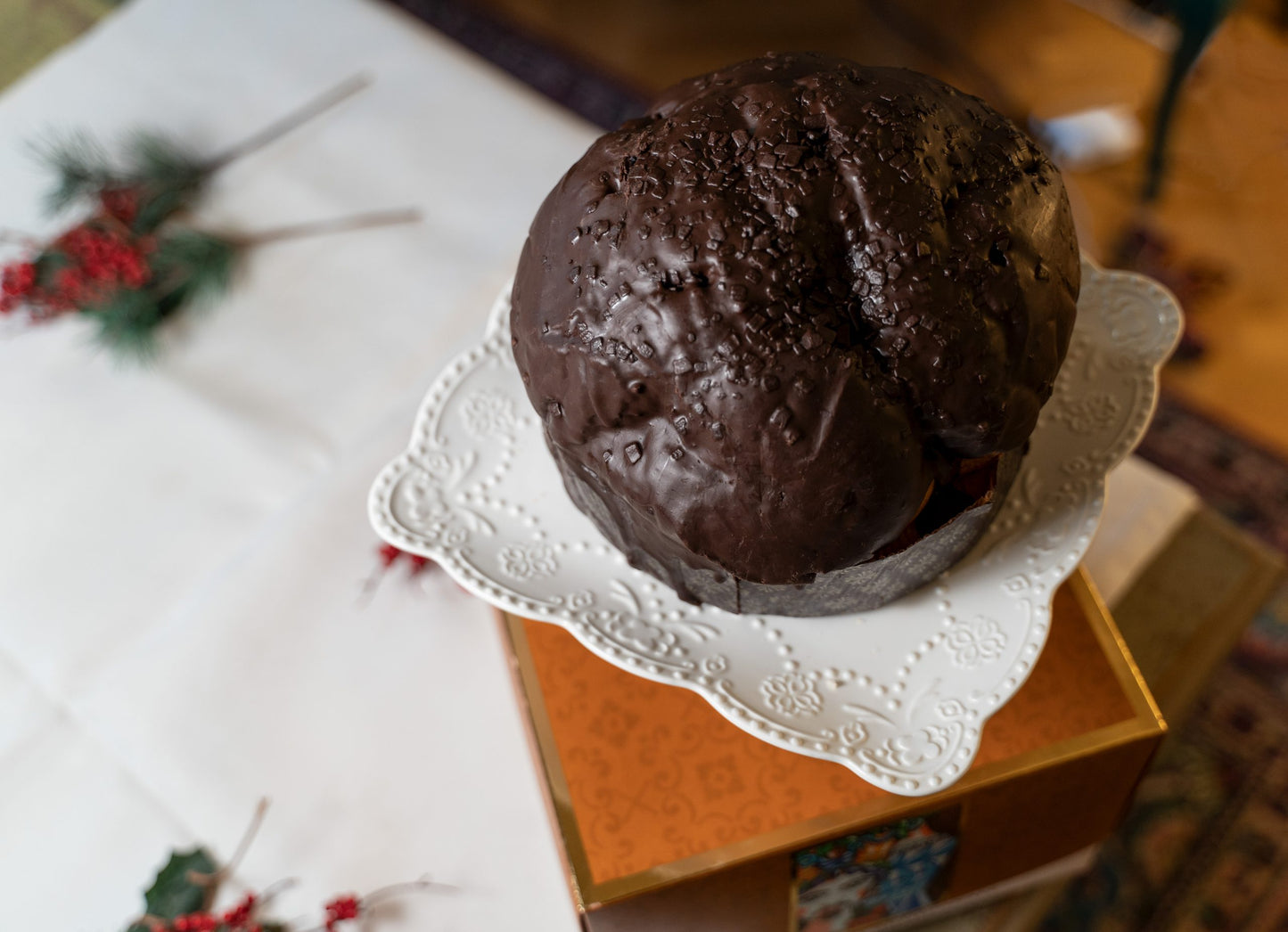 PANETTONE I MORI AL NERO MODICANO 1 kg - LINEA MILLE E UNA NOTTE