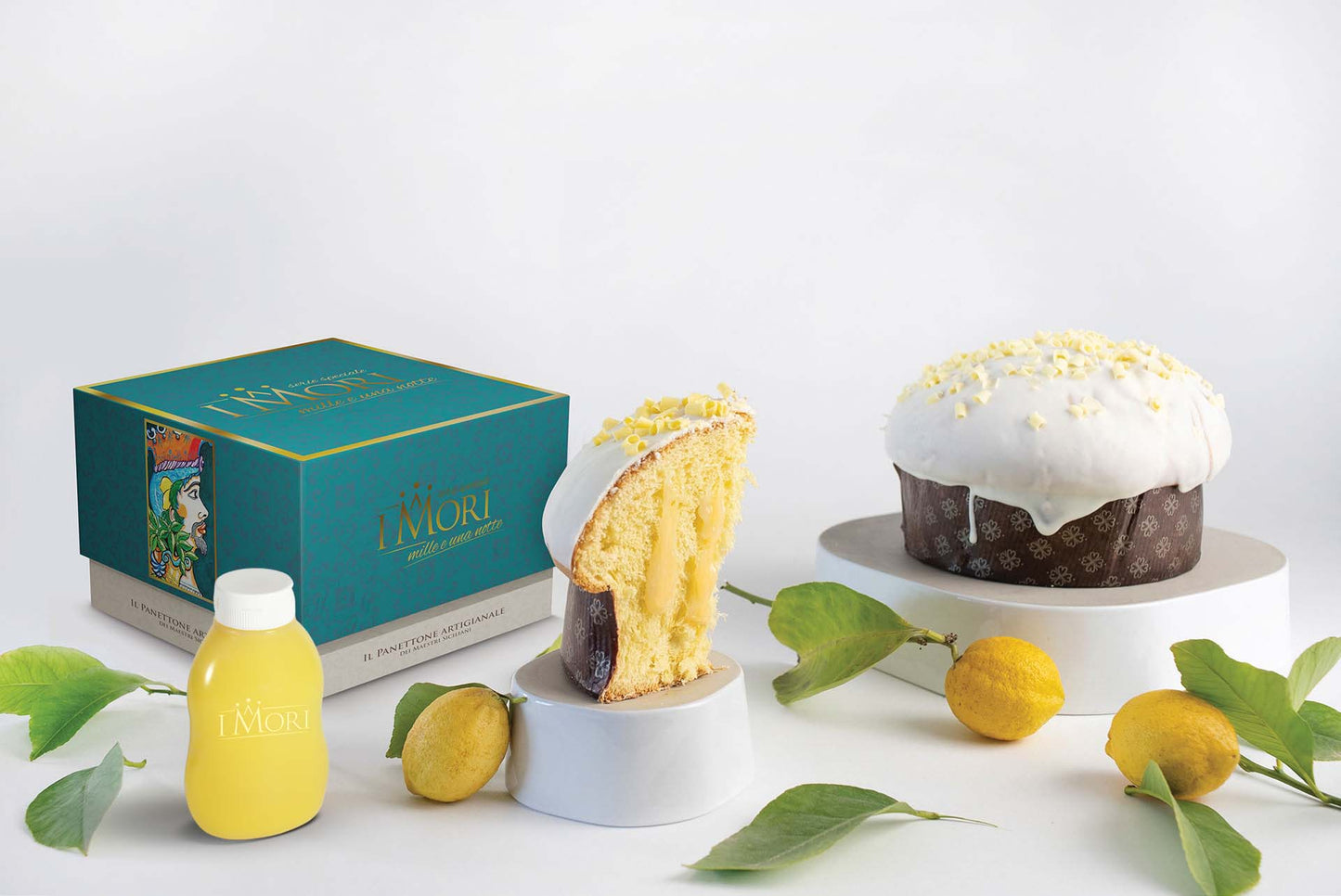 PANETTONE I MORI AL LIMONE 1 KG - ASTUCCIO