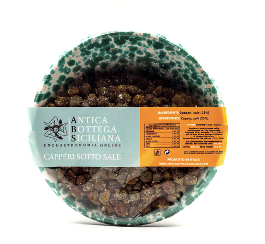 COPPETTA IN CERAMICA CAPPERI SOTTO SALE 200 GRAMMI