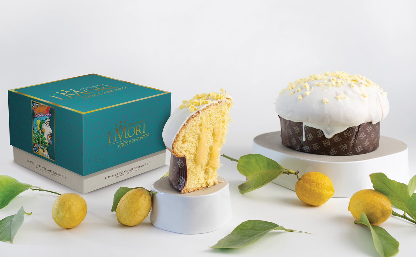 PANETTONE I MORI WITH LEMON 1 KG - BOX