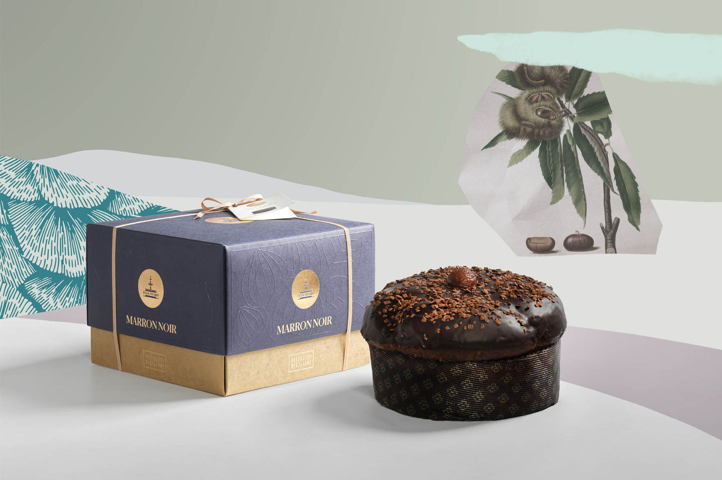 PANETTONE FIASCONARO MARRON NOIR 1 KG