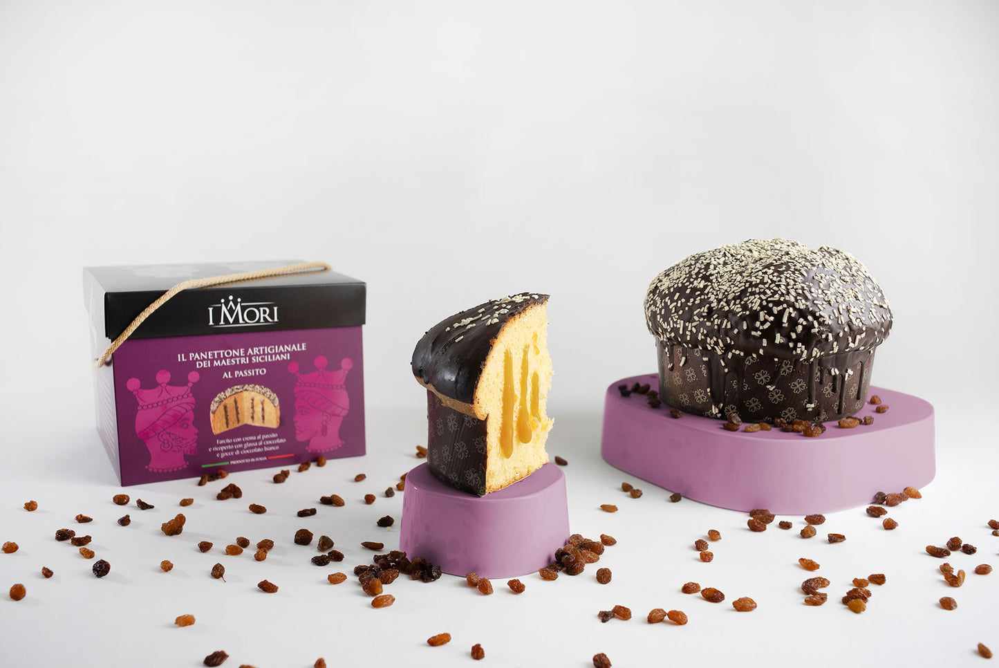 PANETTONE AL PASSITO SICILIANO 1kg - LINEA MILLE E UNA NOTTE