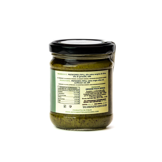 PESTO DI PISTACCHIO SICILIANO 180GR