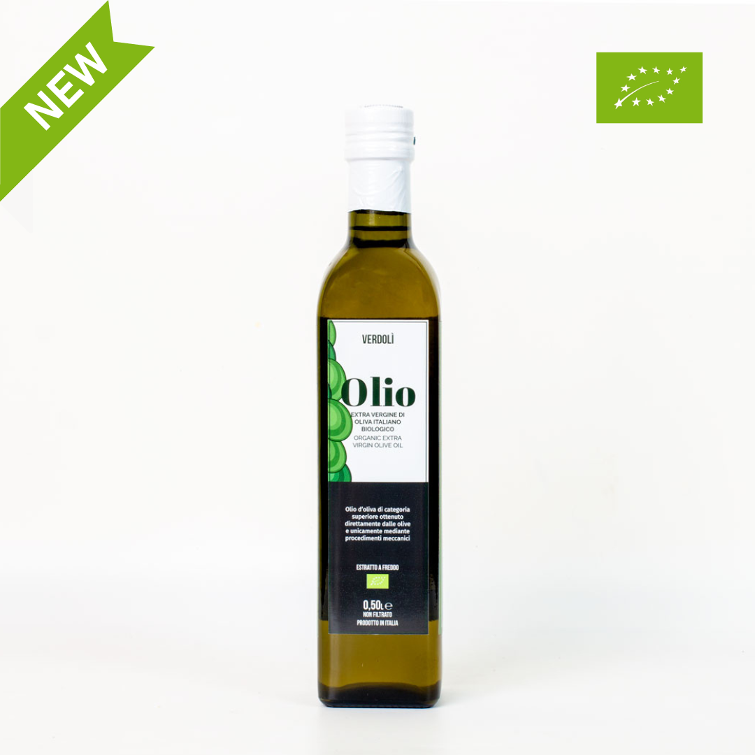 Olio Extra Vergine d'oliva siciliano Biologico Verdolì - 0,50 cl